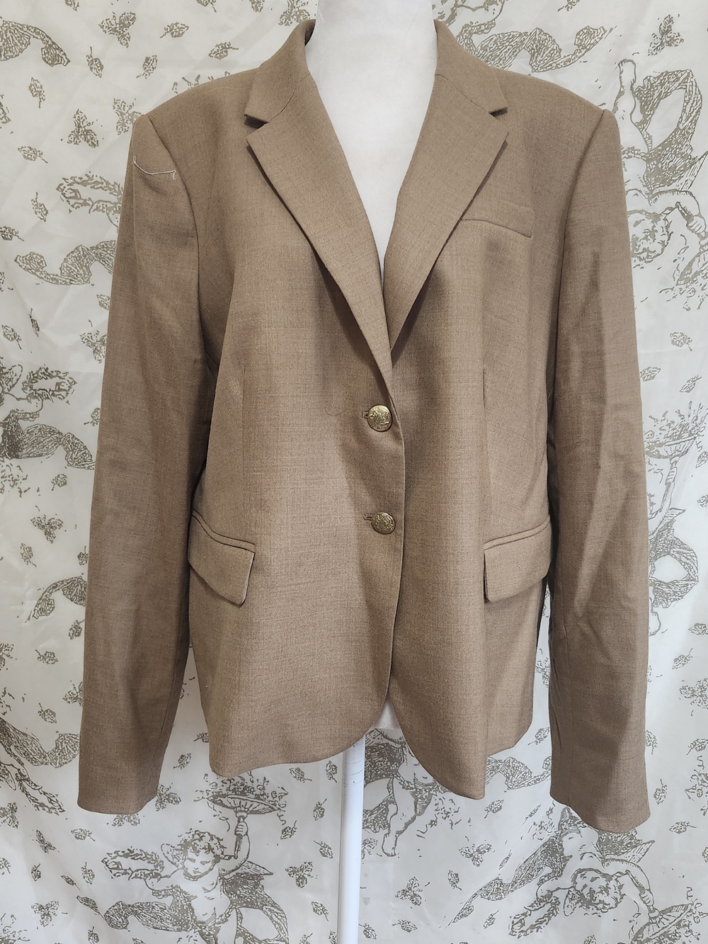 J. Crew Women's Tailored Two-Button Blazer - Camel Brown